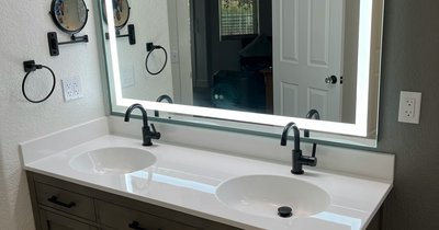 Badezimmer für zwei: So planen Sie eine Doppelwaschtischanlage
