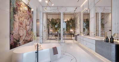 Badezimmer auf Spa-Niveau einrichten: 6 einfache Maßnahmen
